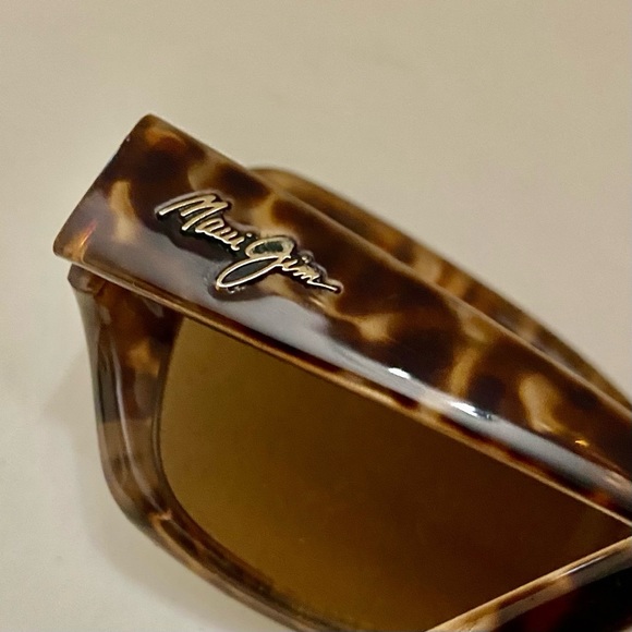 Maui Jim Brown Tortoise MJ1214 10 63-17 L125 - Picture 4 of 10